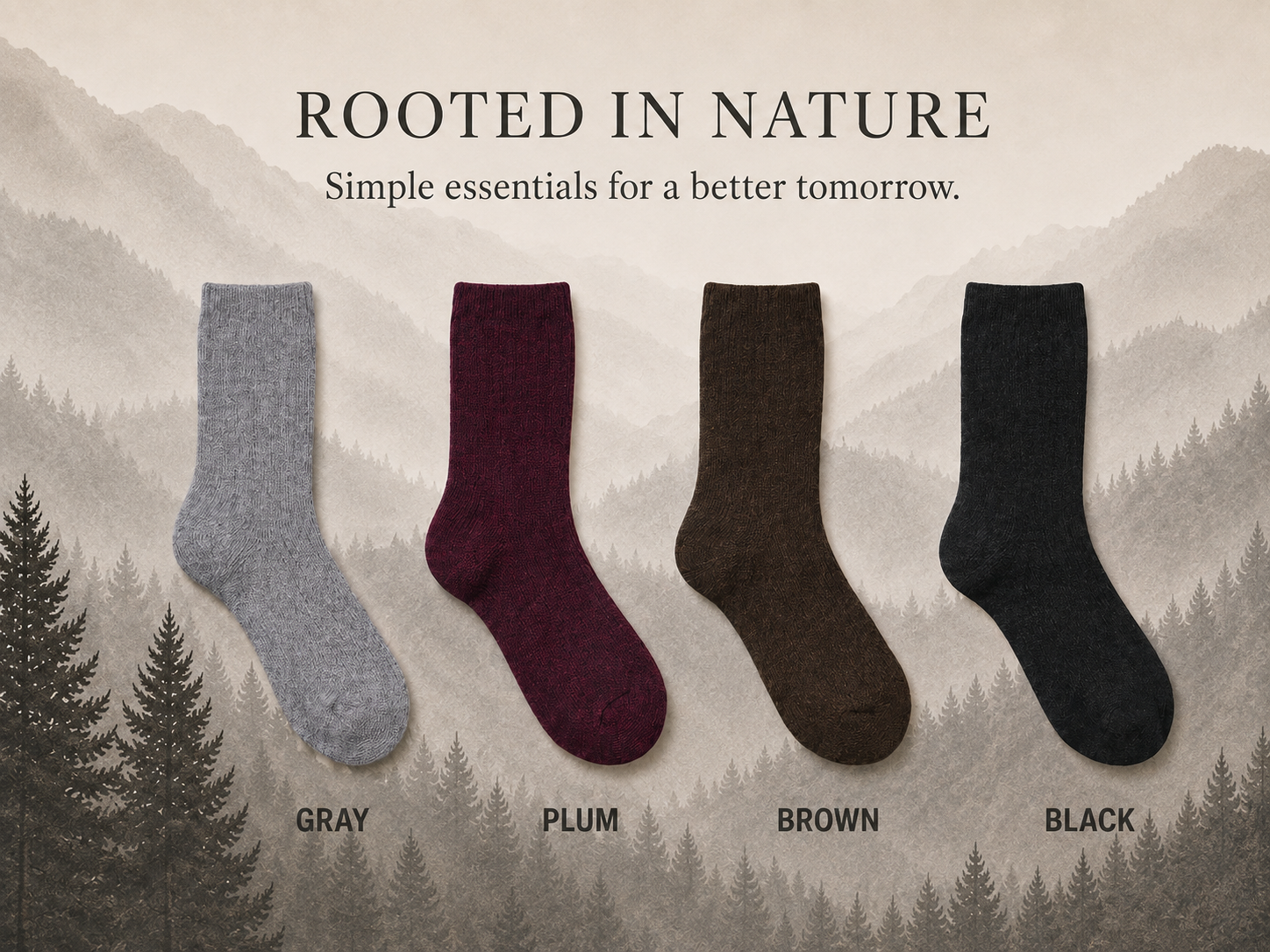 Lambswool Crew Socks (4pk)