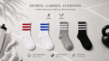 Sports Crew Sock – Large, Medium (4pk)